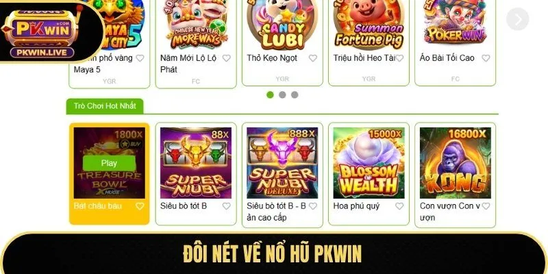 Đôi nét về nổ hũ Pkwin